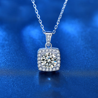 Moissanite Pendant Necklace