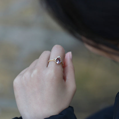 Sterling Silver Amethyst Ring