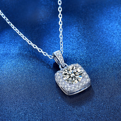 Moissanite Pendant Necklace