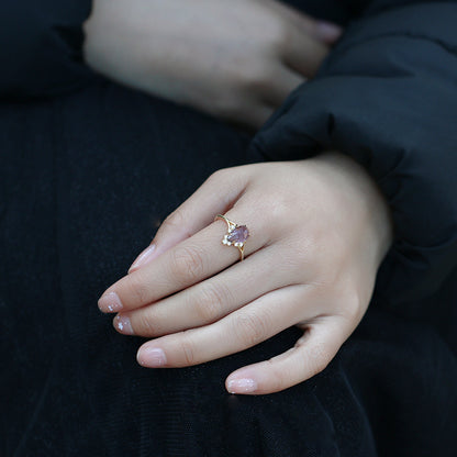 Sterling Silver Amethyst Ring