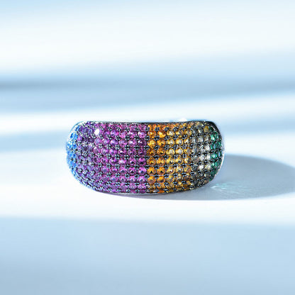 Exaggerated Colored  Ring