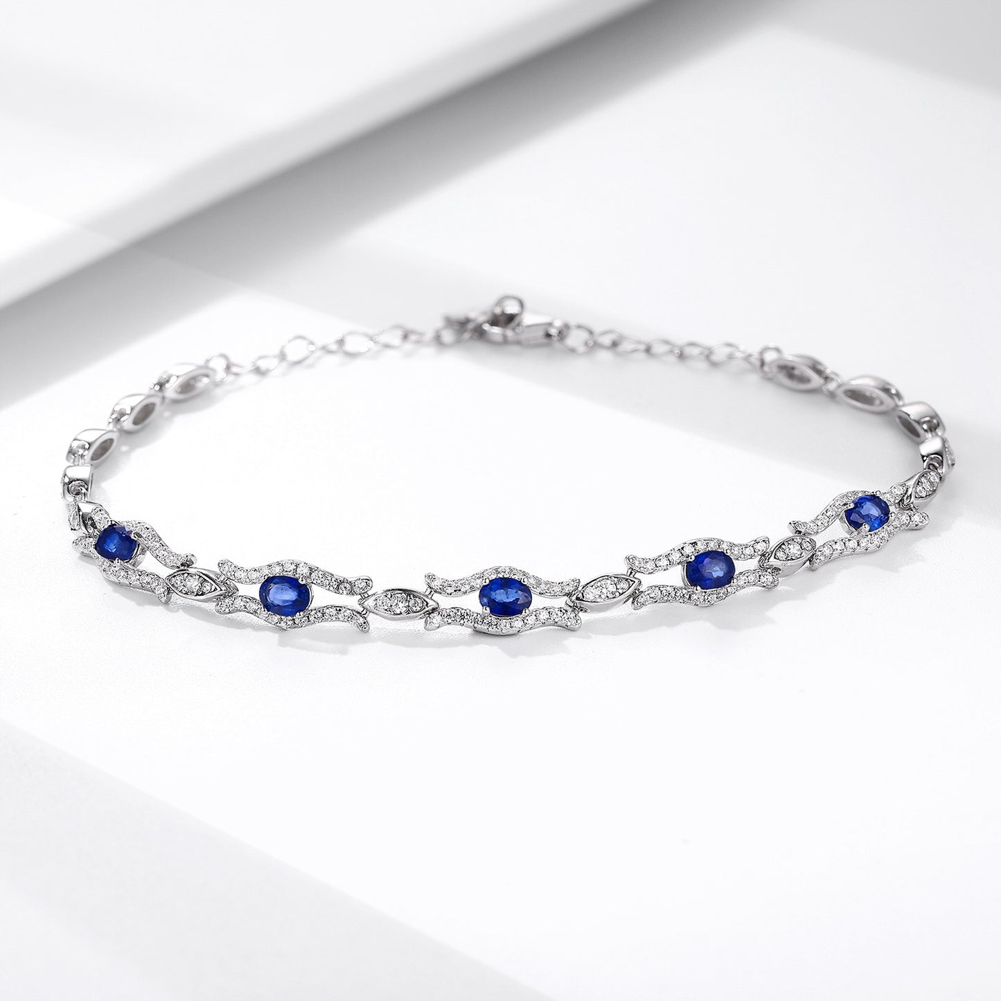 Premium Original Design Natural Sapphire Bracelet