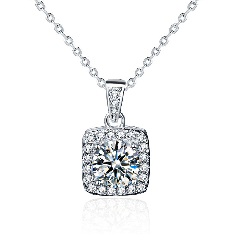 Moissanite Pendant Necklace