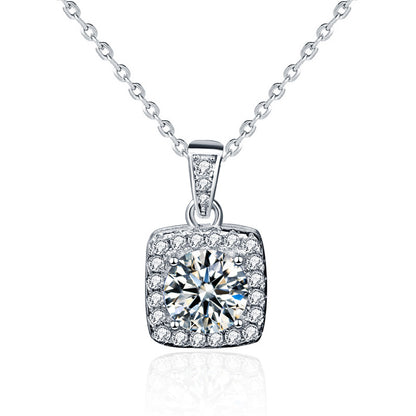 Moissanite Pendant Necklace