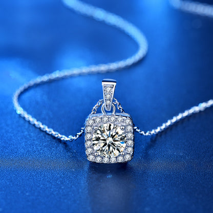 Moissanite Pendant Necklace