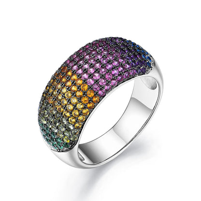 Exaggerated Colored  Ring