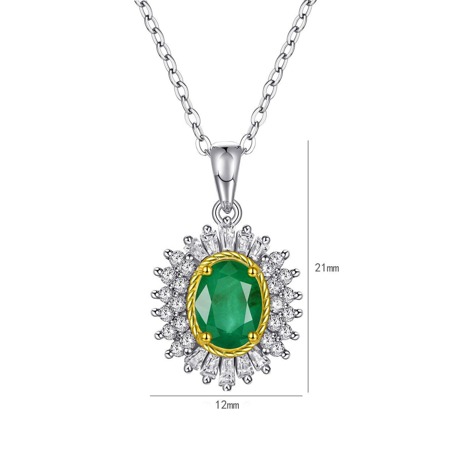 Natural Emerald Pendant