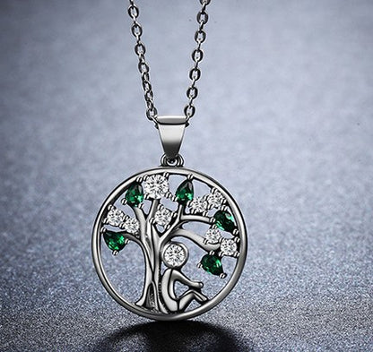 Tree of Life Sterling Silver  Pendant Necklaces