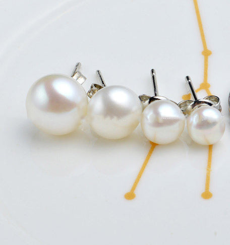 Pearl Stud Earrings