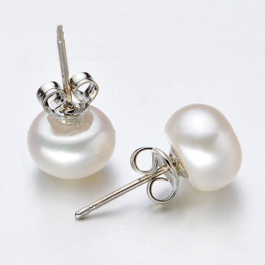 Pearl Stud Earrings