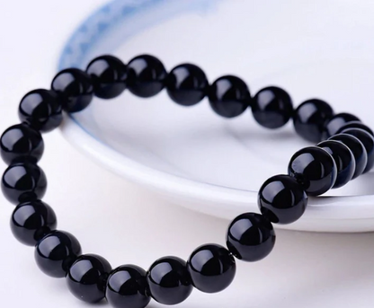 Black Natural Onyx Bracelet