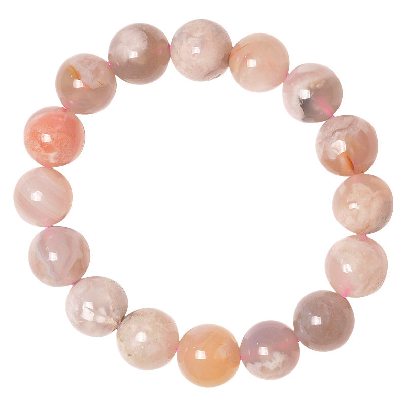 Cherry Blossom Natural Agate Bracelet