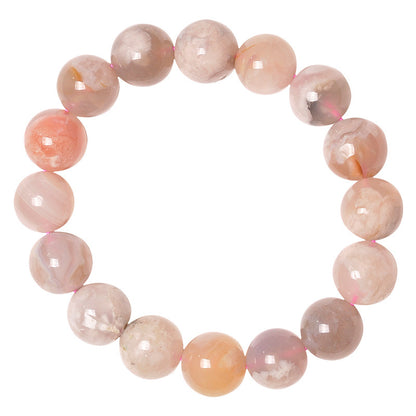 Cherry Blossom Natural Agate Bracelet