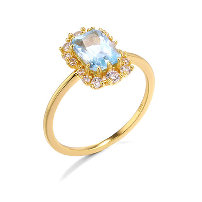 Natural Topaz Ring