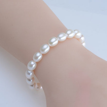 Pearl Rice-Shaped Bracelet