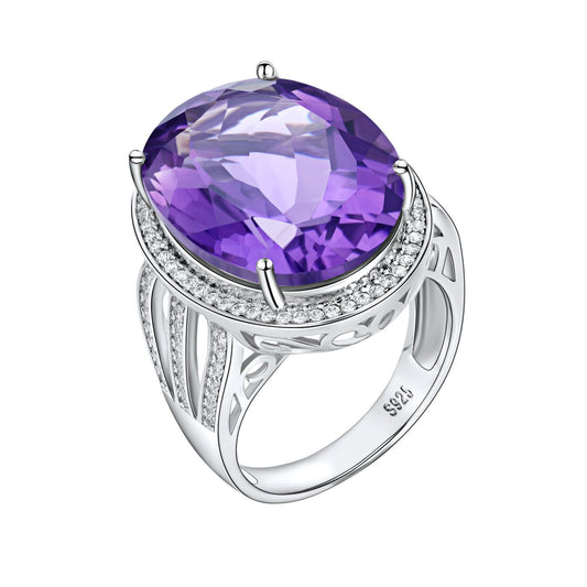 Natural Amethyst Ring