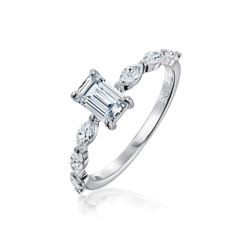 Light Luxury Ins All-match Sterling Silver Ring