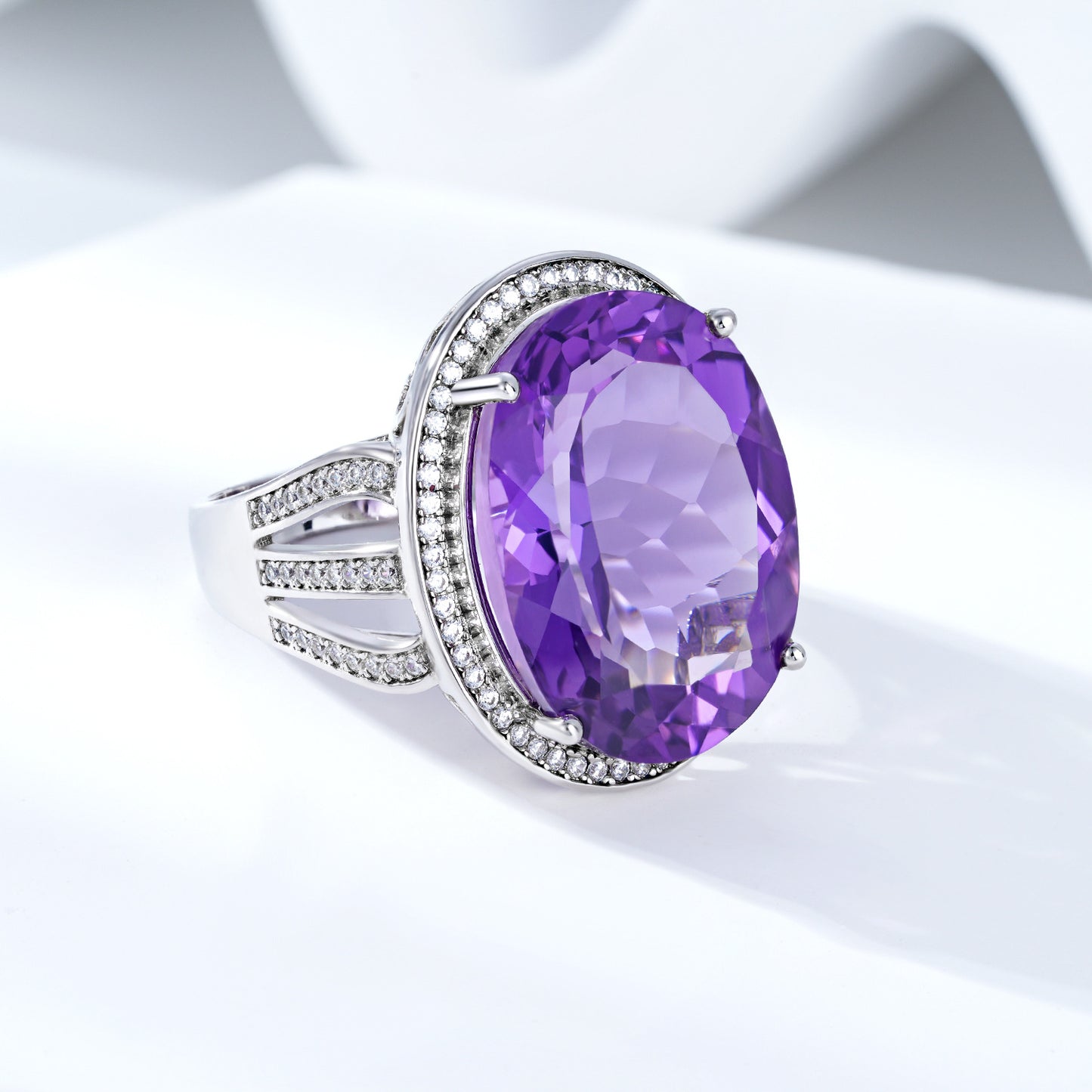 Natural Amethyst Ring