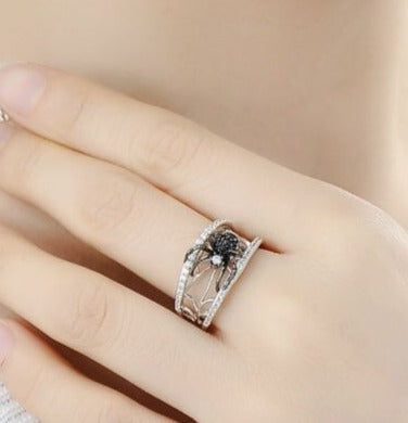 Black Spider Ring