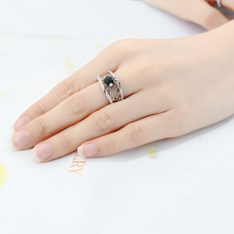 Black Spider Ring