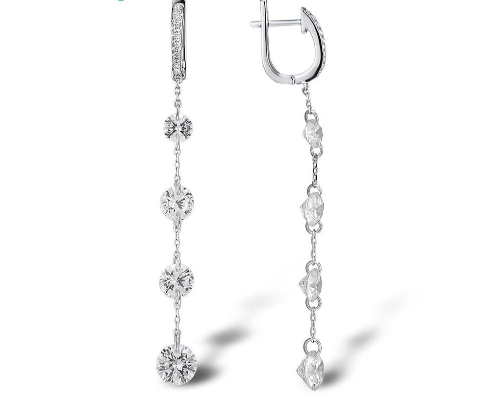 Elegant Long Dangling Earrings