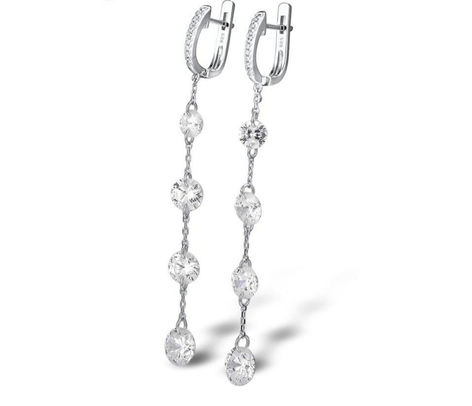 Elegant Long Dangling Earrings