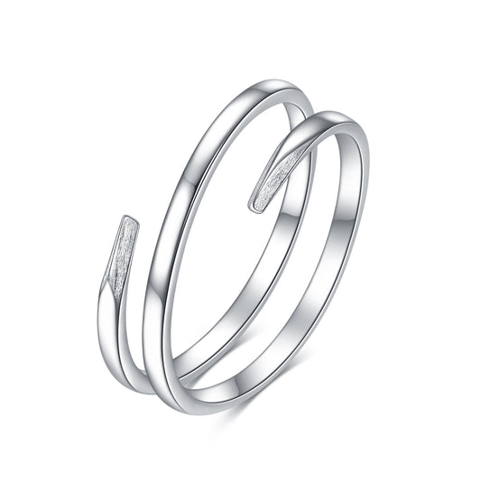 Spiral Twist Open Ring